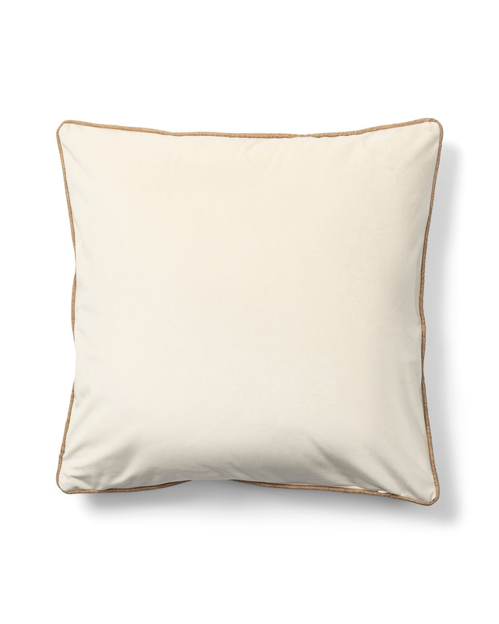 „Rückseite des cremeweißen Kissenbezugs Jingle Bells Pillow Cover von Rivièra Maison“