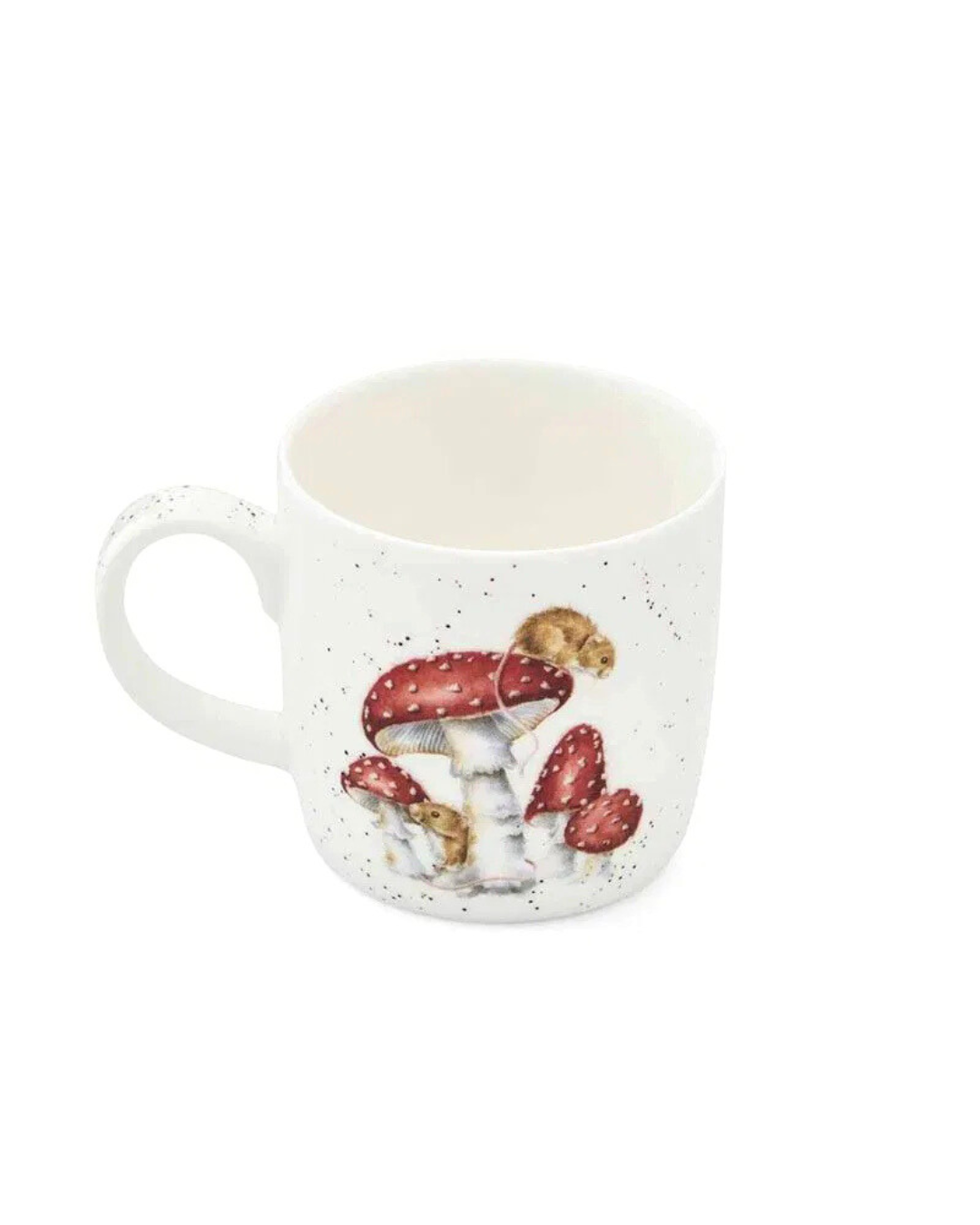 Maus auf Fliegenpilz Tasse "He's a Fun-gi" von Wrendale Designs