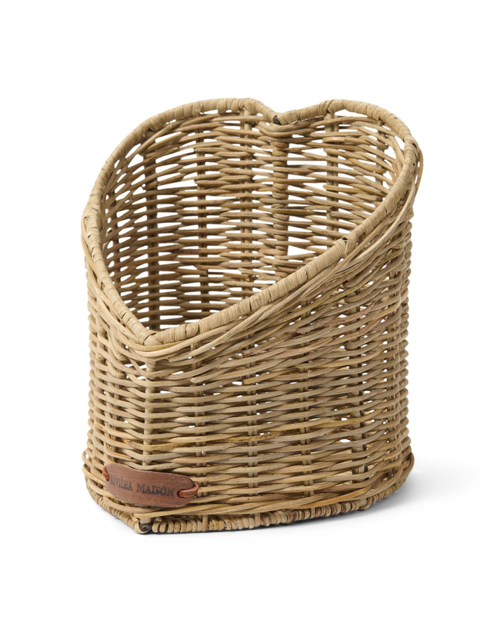 Rustic Rattan "Heart Utensil Holder" von Rivièra Maison