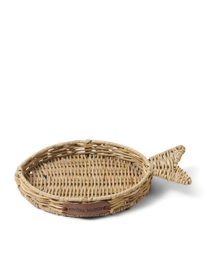 Rustic Rattan "Fish Mini Tablett" von Rivièra Maison
