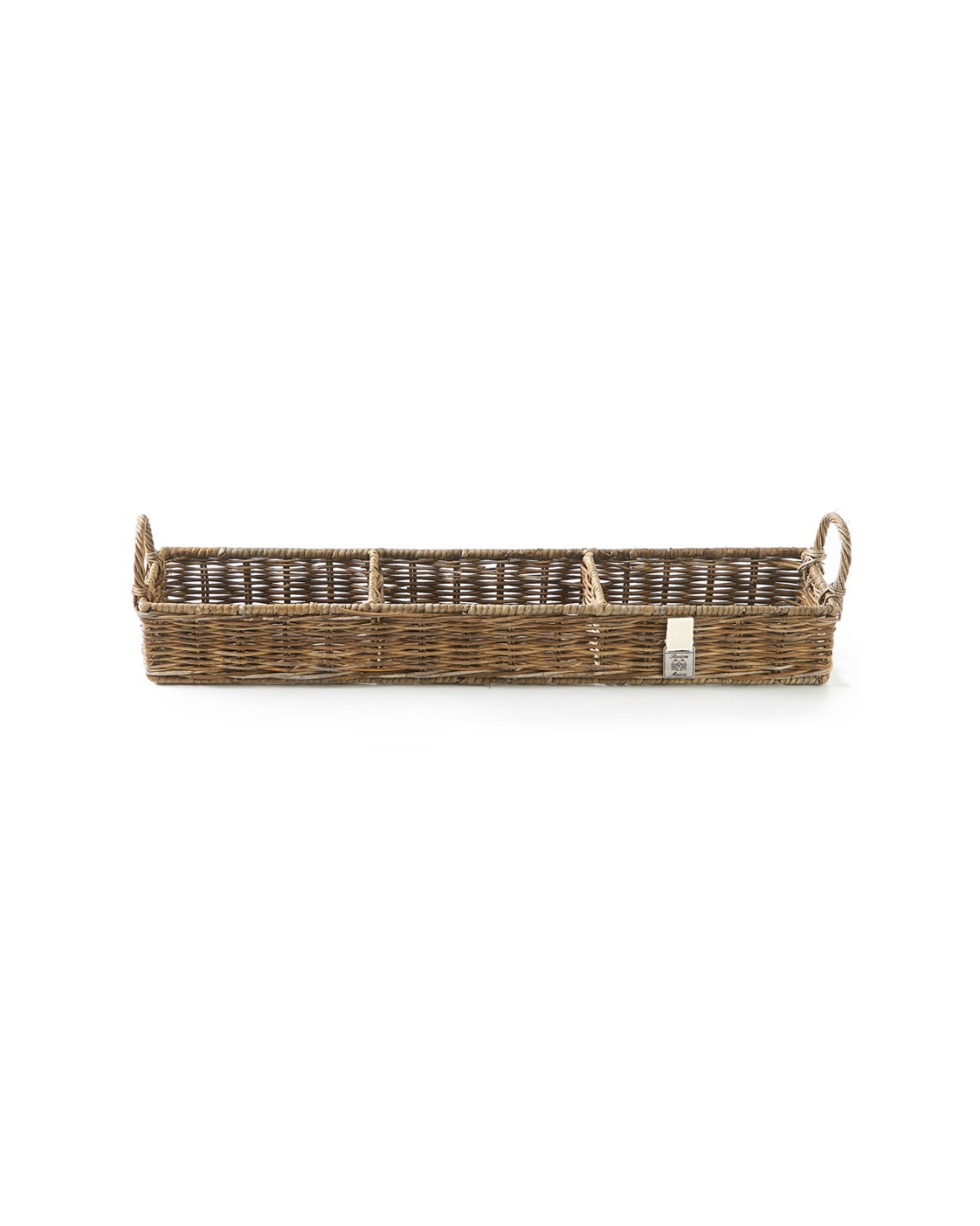 Rustic Rattan Rectangular Basket von Rivièra Maison, rechteckiger Korb aus Rattan