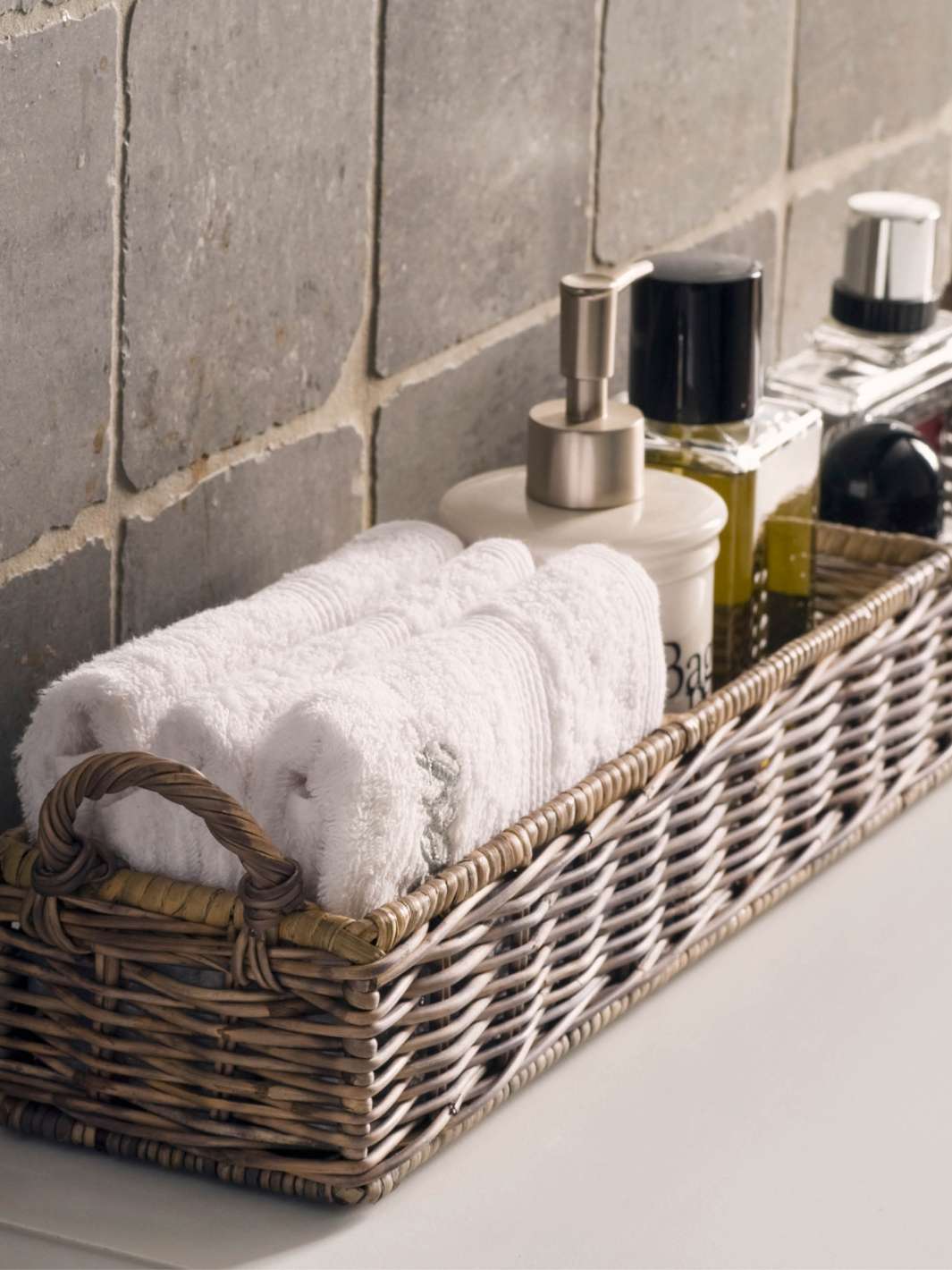 rustic rattan rectangular basket von rivièra maison – südstrand