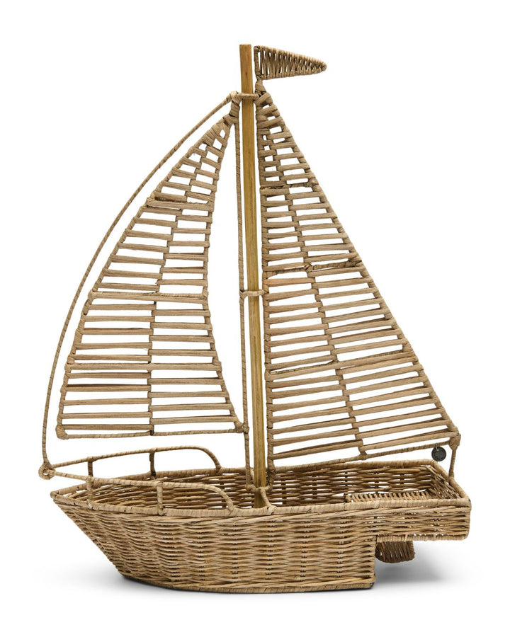 Rustic Rattan Segelboot in der Größe L von Rivièra Maison.