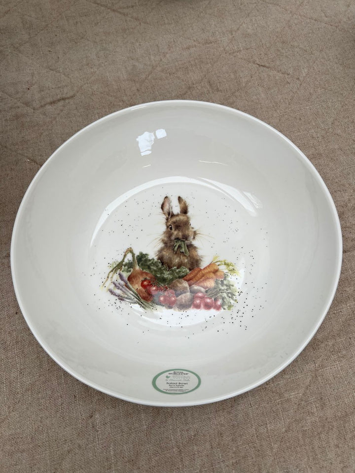 Salatschüssel Hase im Gemüse