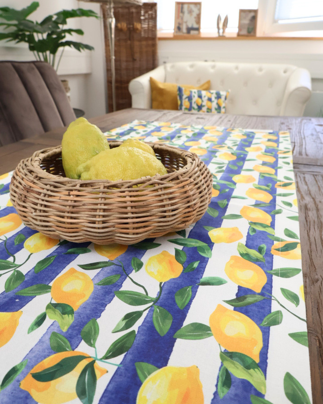 Rustic Rattan Tablett "Aurea Tray" von Rivièra Maison