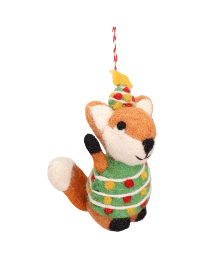 Weihnachts-Fuchs Filzanhänger "Tammo" von Grace & Gloria