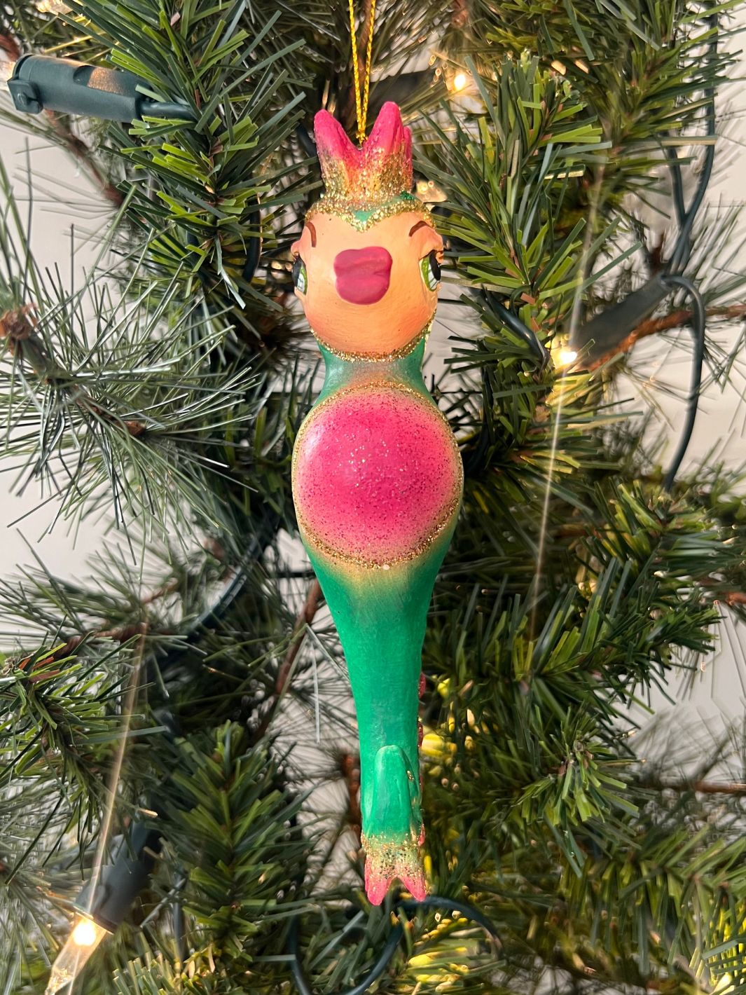 Seepferd mit Drachenstacheln für deinen Weihnachtsbaum von Goodwill.