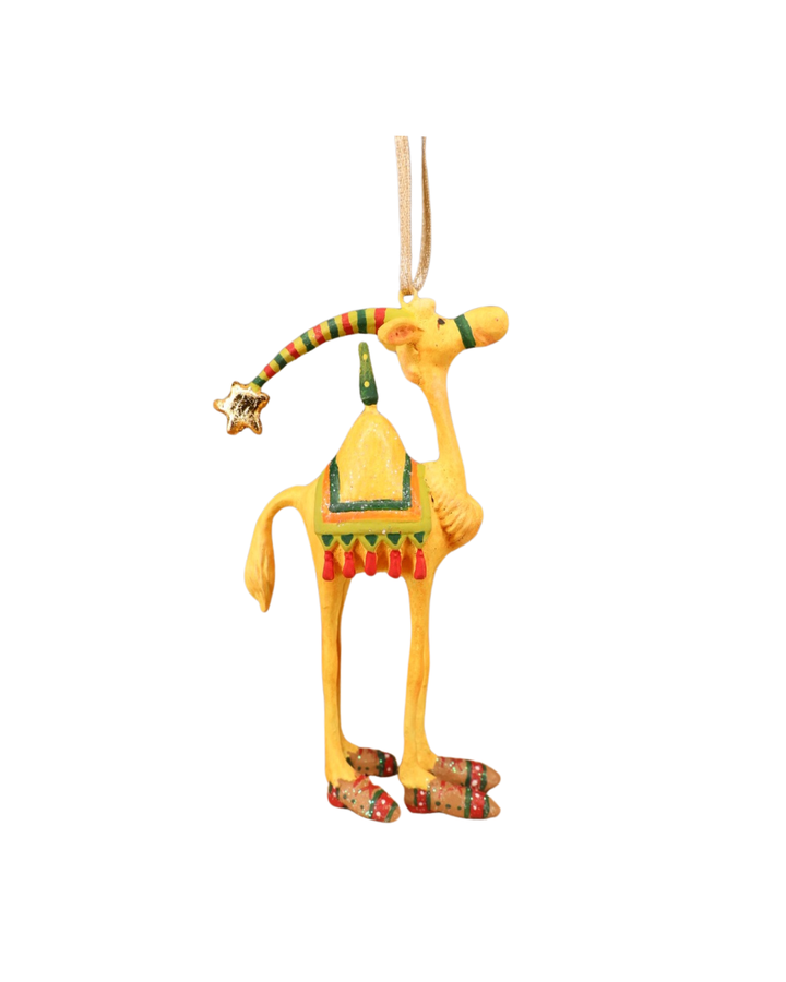 Dromedar Krinkle Mini Nativity Harold von Patience Brewster als handbemalter Weihnachtsanhänger