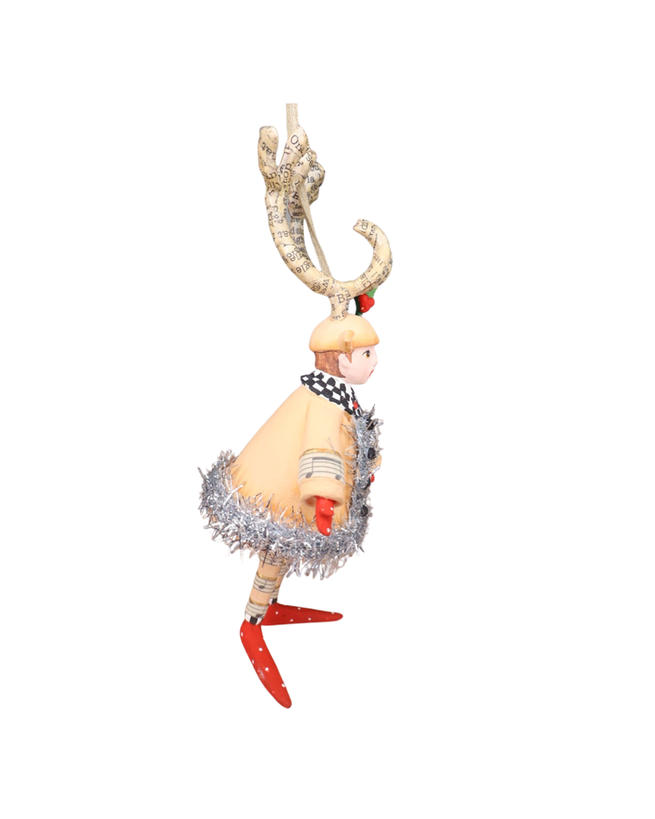 Rentier Krinkle Lennon Reindeer Boy – Seitenansicht mit detailreichem Geweih