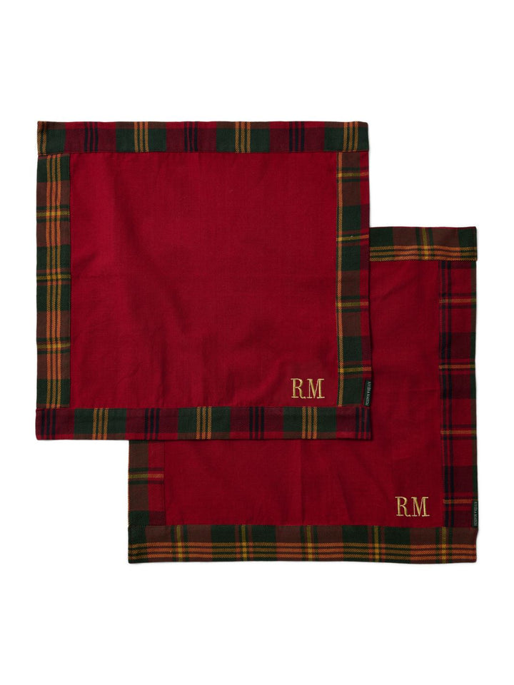 Servietten-Set für Weihnachten mit dem RM Classic Tartan-Muster von Rivièra Maison.