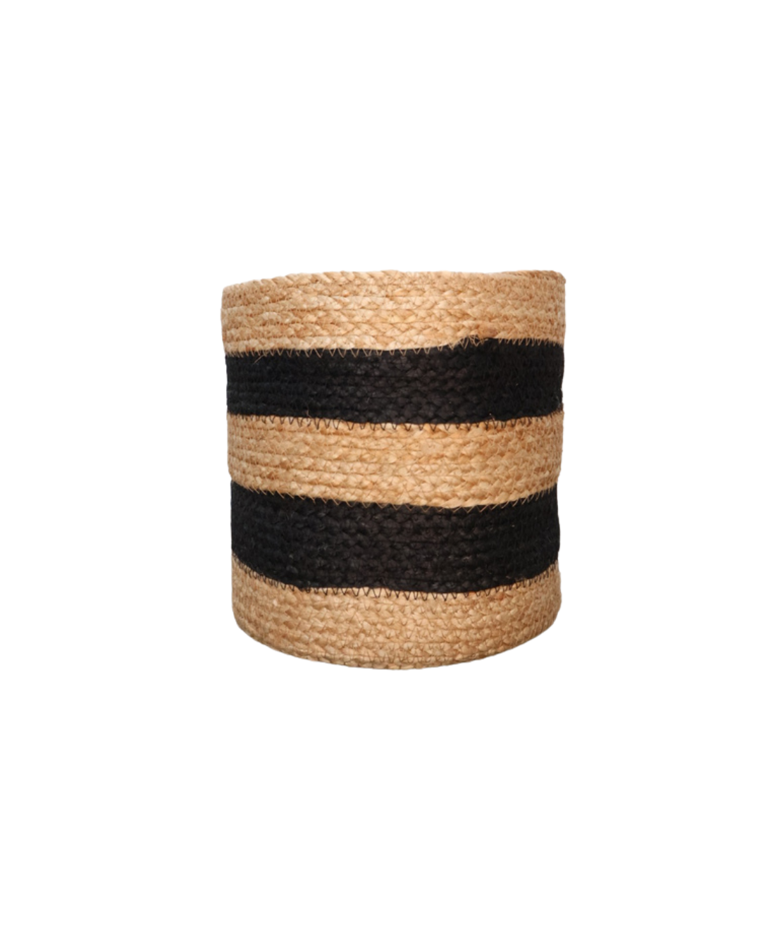 Sisal Blumentöpfe "Schwarz Beige" von Eigen en Anders