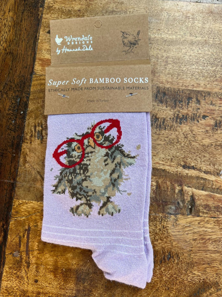 Socken Eule Wrendale Designs