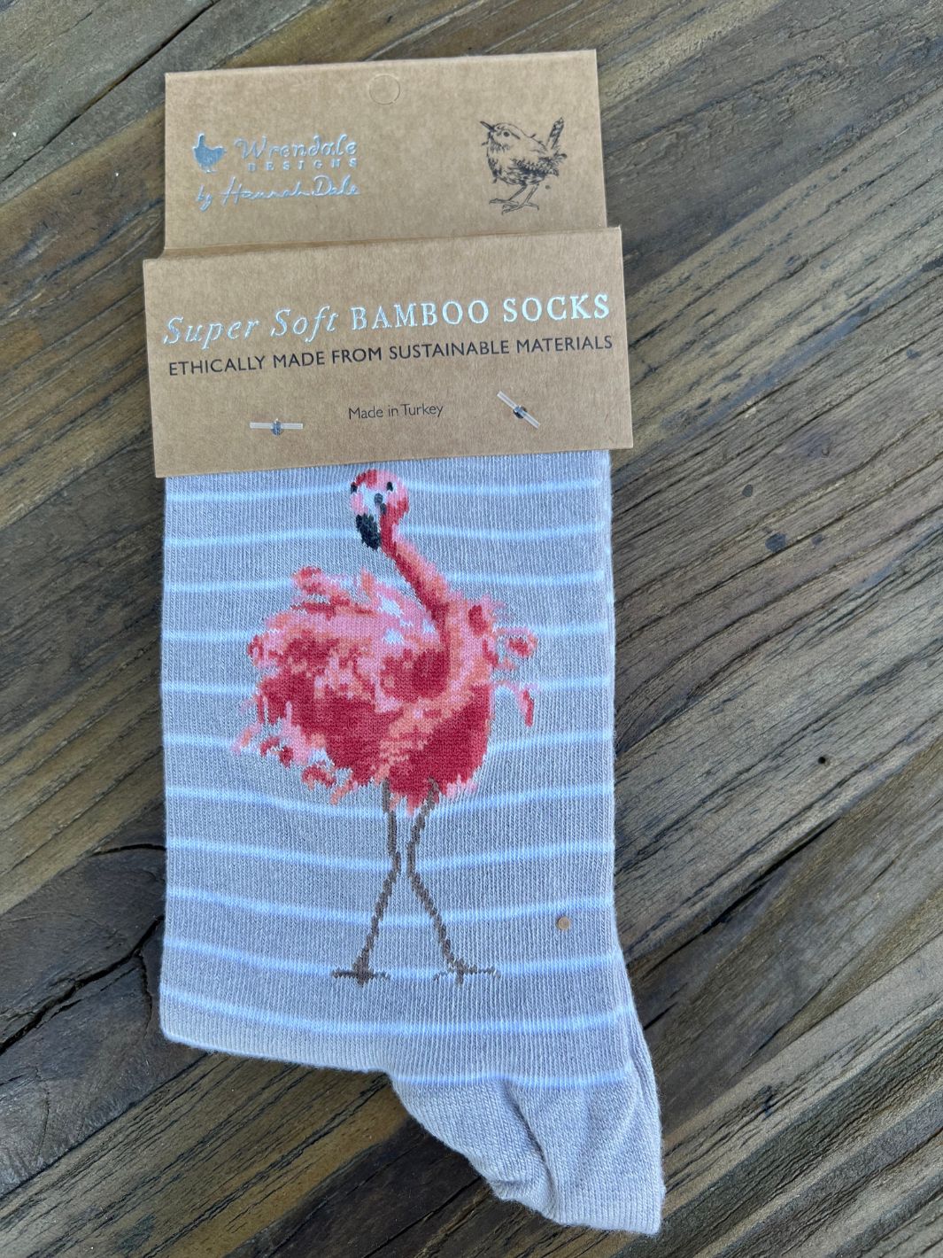 Socken Flamingo Wrendale Designs