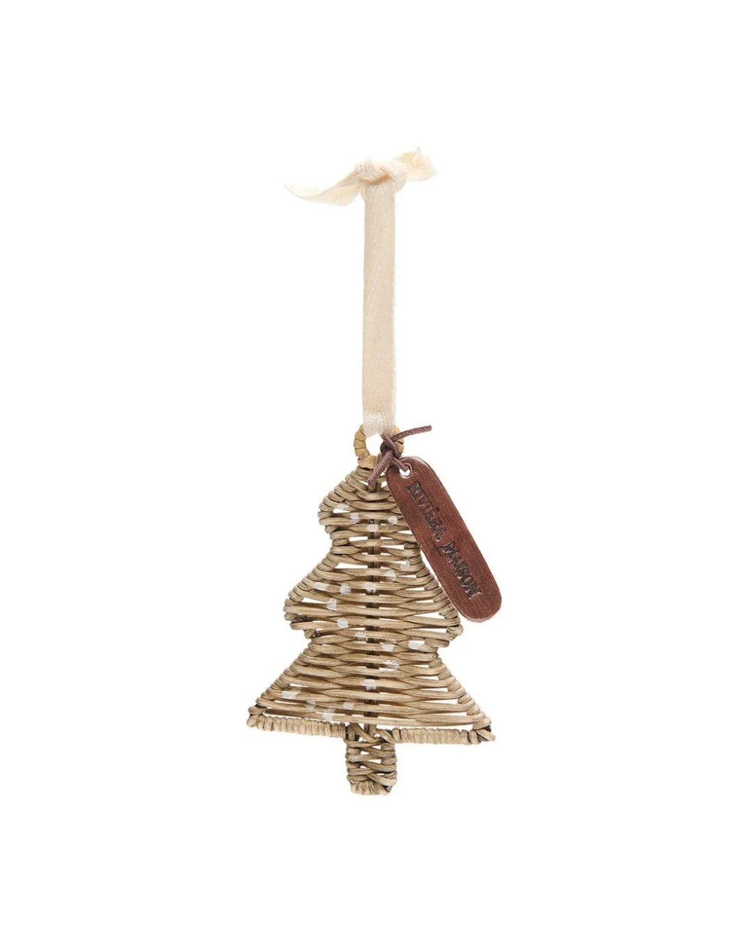 Weihnachtsbaumschmuck "Rustic Rattan Christmas Tree Ornament" von Rivièra Maison