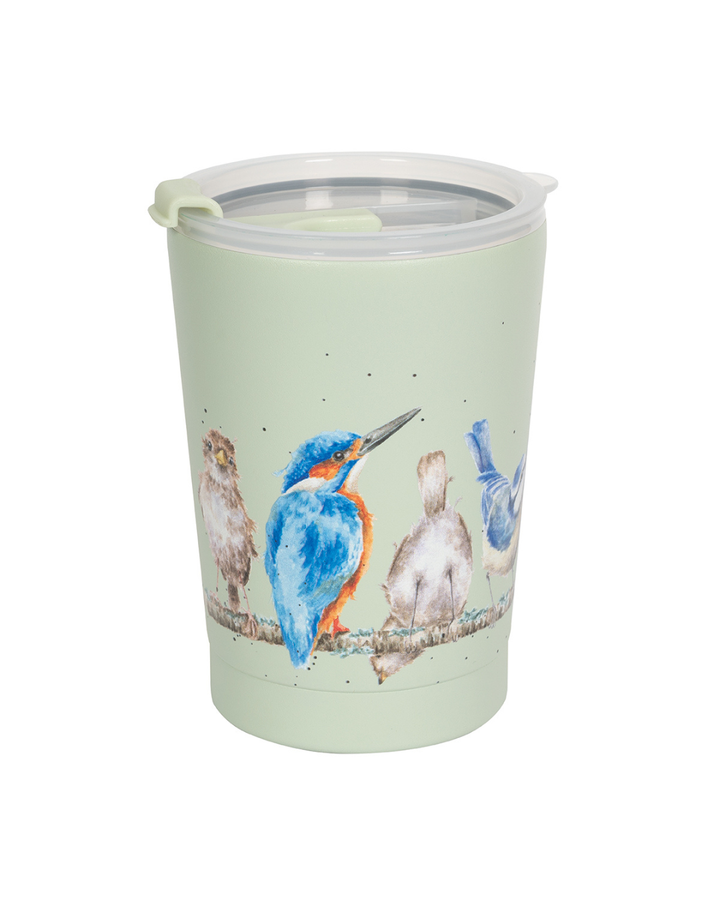 Vogel Thermosbecher To Go "Variety of Life" von Wrendale Designs