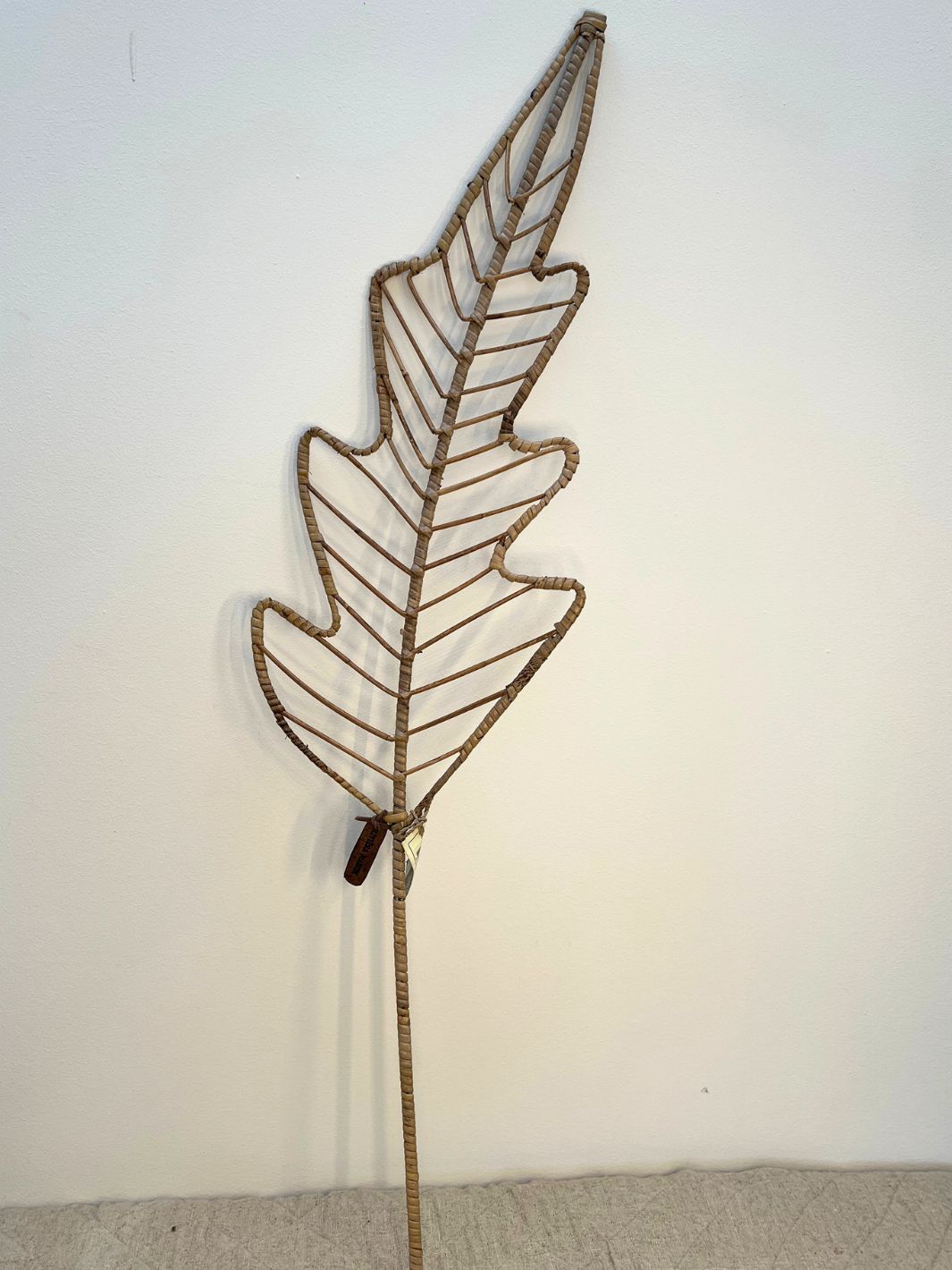 Handgefertigte Rustic Rattan Tropicana Dekoration Leaf von Rivièra Maison für die Vase oder als Wanddekoration – Perfekte Ergänzung für moderne, rustikale und Strandhaus-Stile