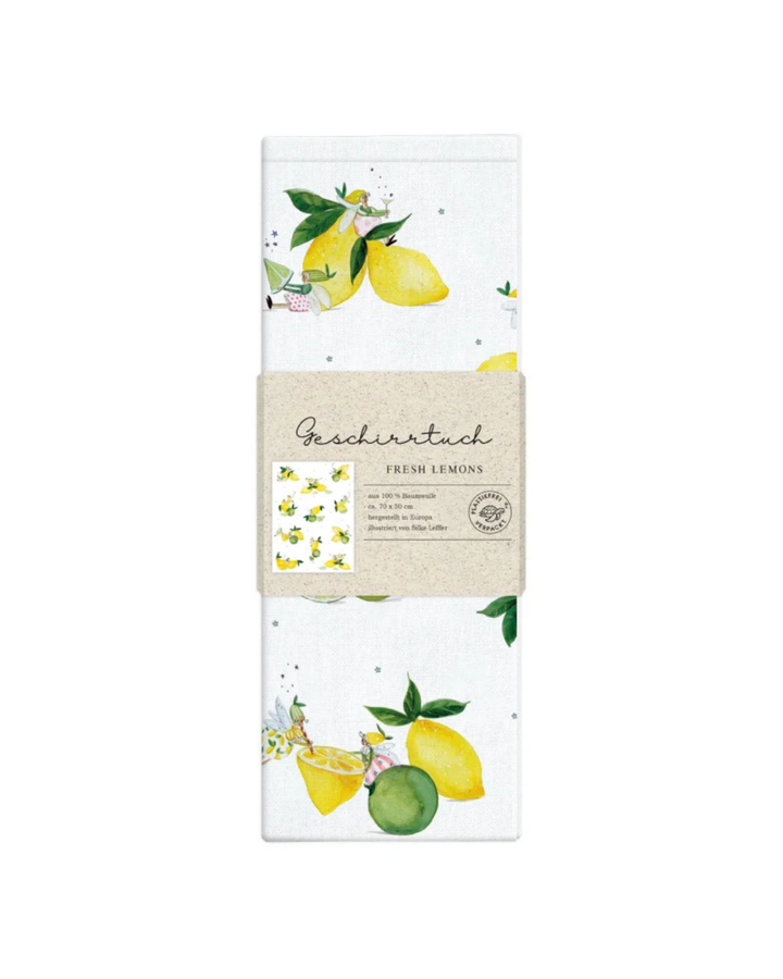 Zitronen Geschirrtuch "Fresh Lemons" vom Grätz Verlag