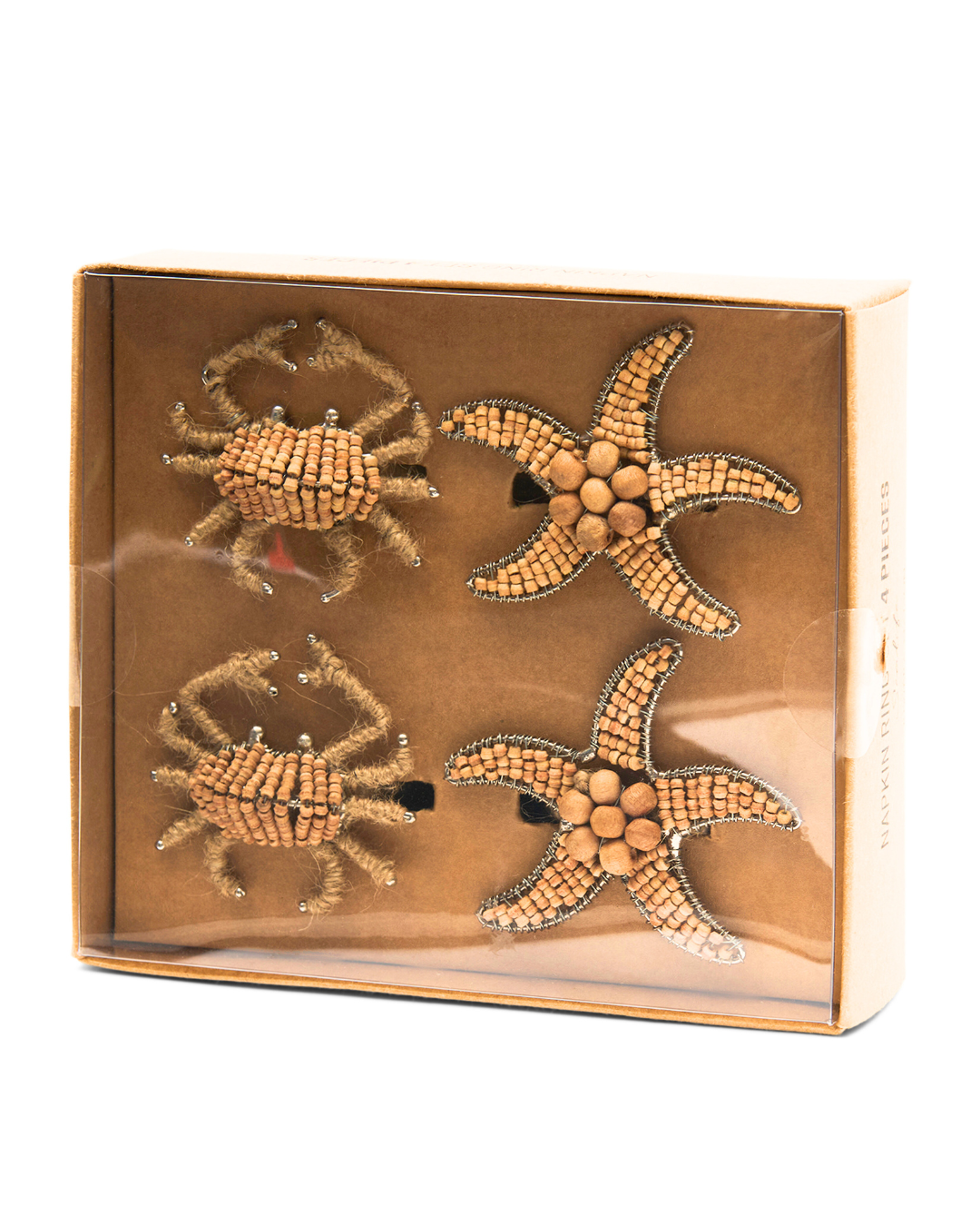 Papier-Verpackung der  Meerestier Serviettenringe Sealife von Rivièra Maison.