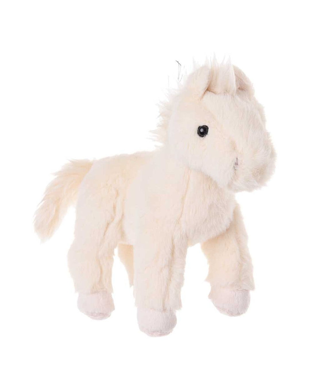 Weisses Kuscheltier Pferd namens Salt von Bukowski Design aus Schweden.