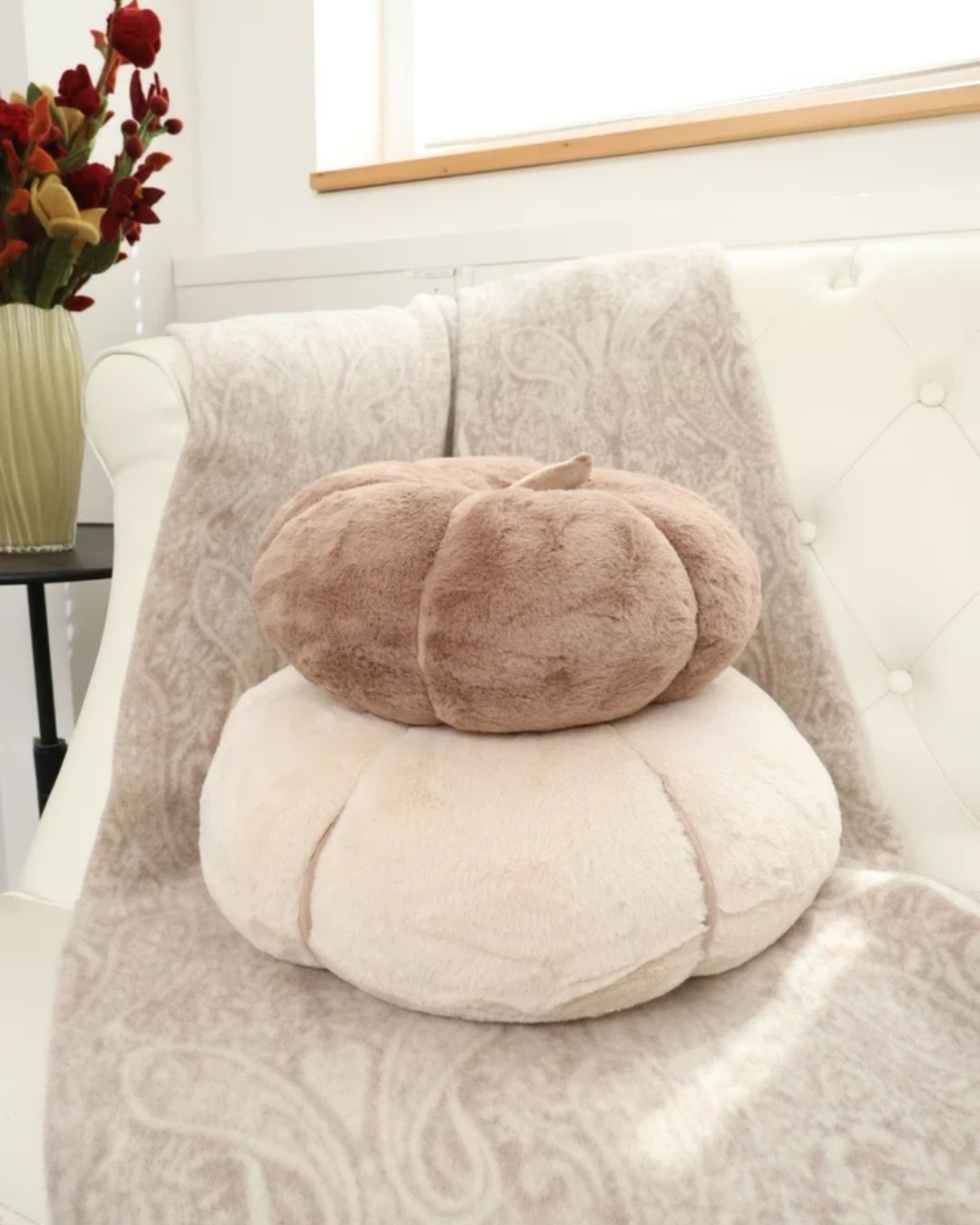 Kürbis Kissen "Pumpkin Faux Fur" von Riviera Maison