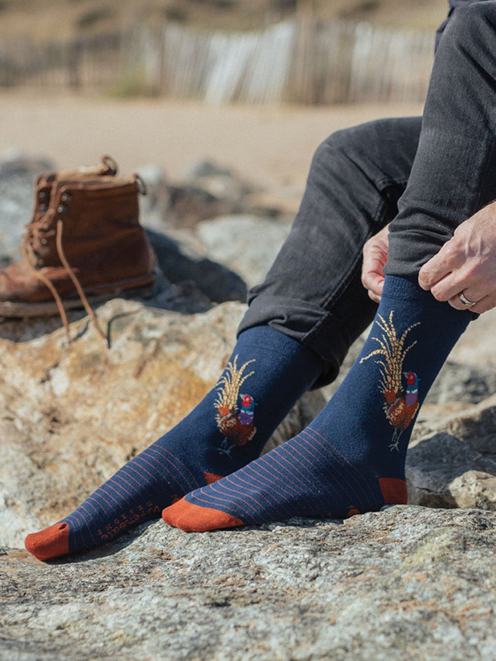 Wrendale Designs Fasan Männersocken