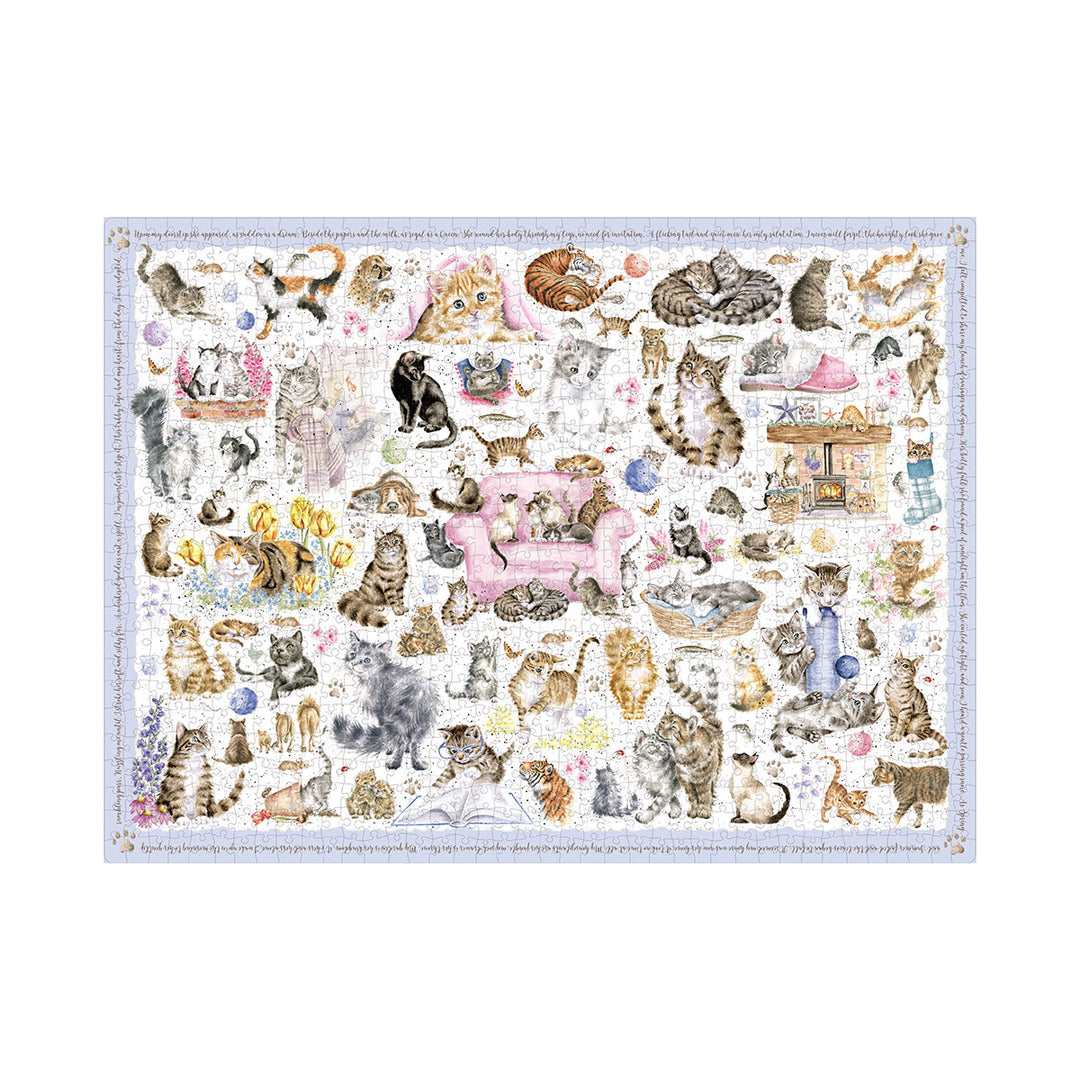 Wrendale Designs Katzen Puzzle