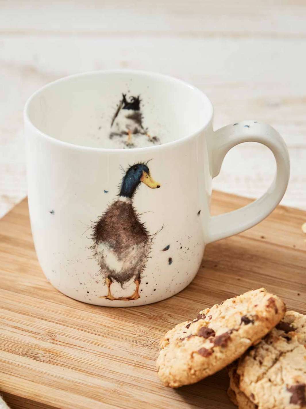 Wrendale Designs Tasse mit hübsch illustriertem Enten Motiv.