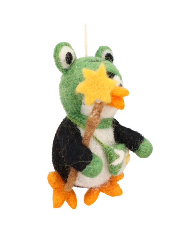 Pinguin Filzanhänger "Froschilein" von Grace & Gloria