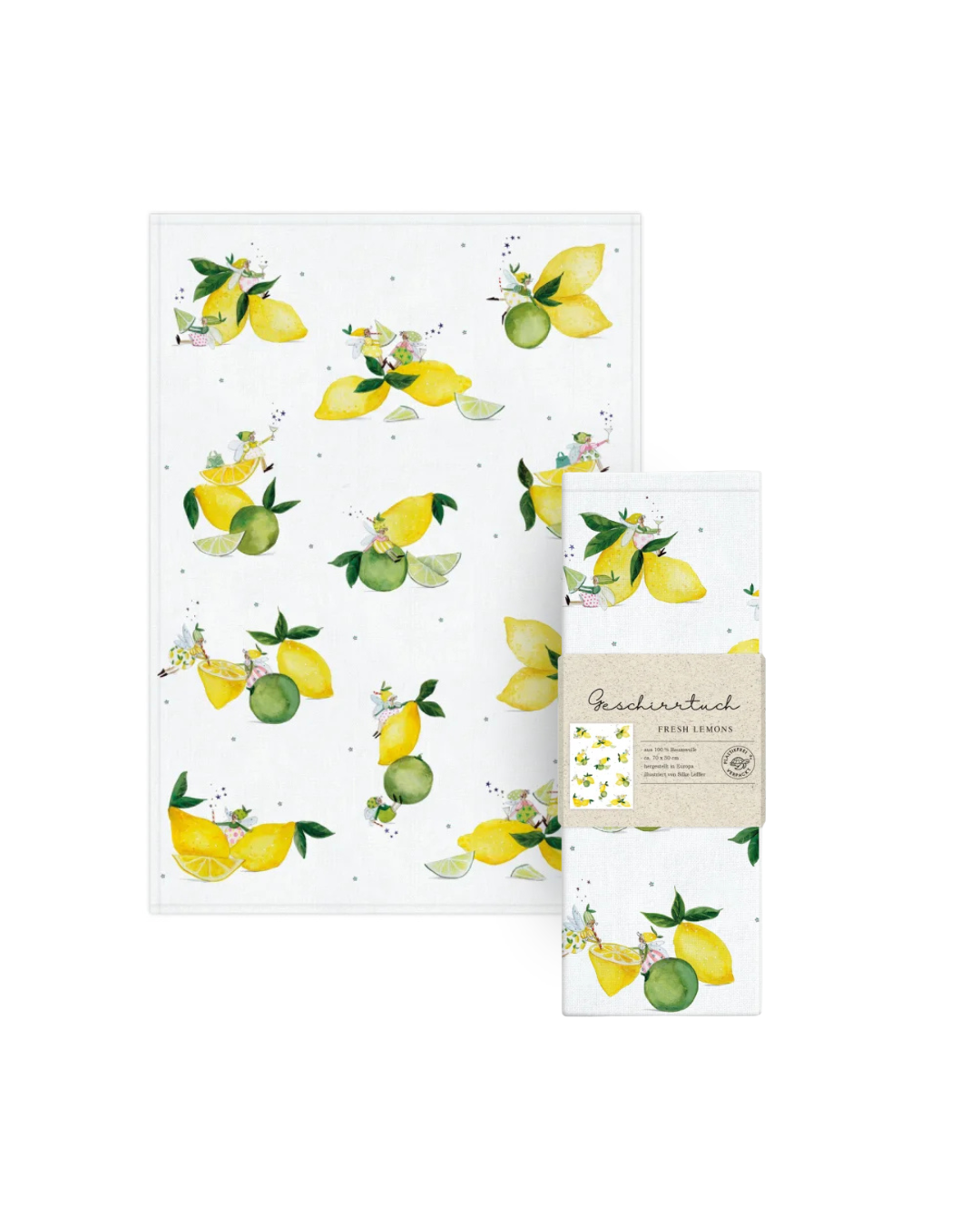 Zitronen Geschirrtuch "Fresh Lemons" vom Grätz Verlag