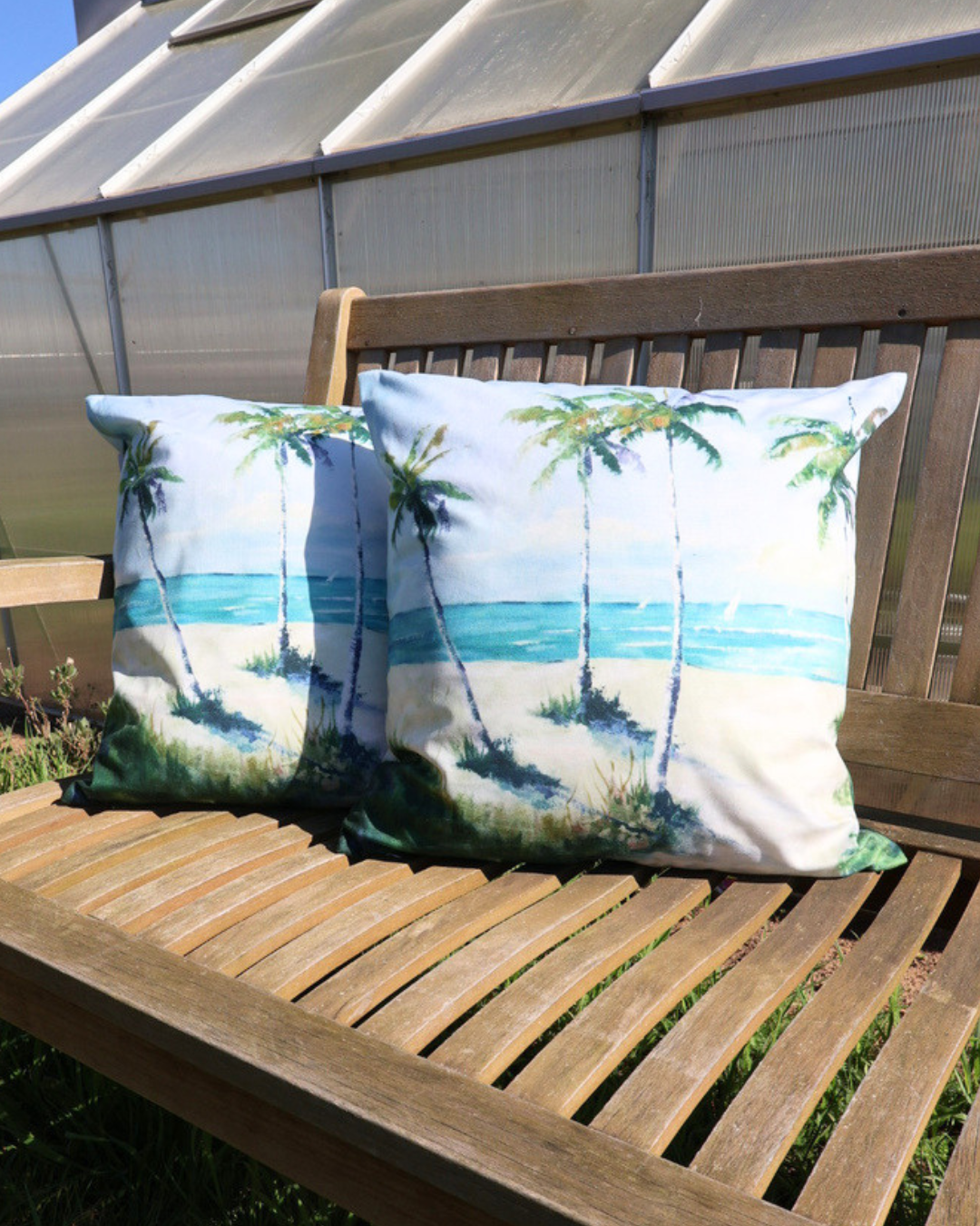 Strand Kissenbezug "Beach 45x45" von Clayre & Eef