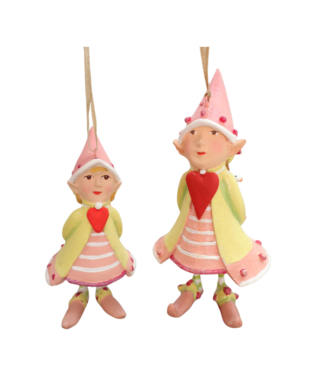 Elfen Krinkle "Cupid's Heart Elf" von Patience Brewster