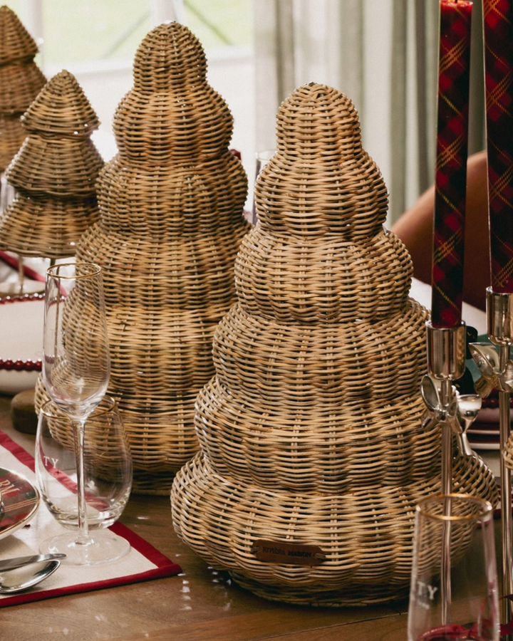 Tannenbaum "Rustic Rattan Wavy Christmas Tree" von Rivièra Maison