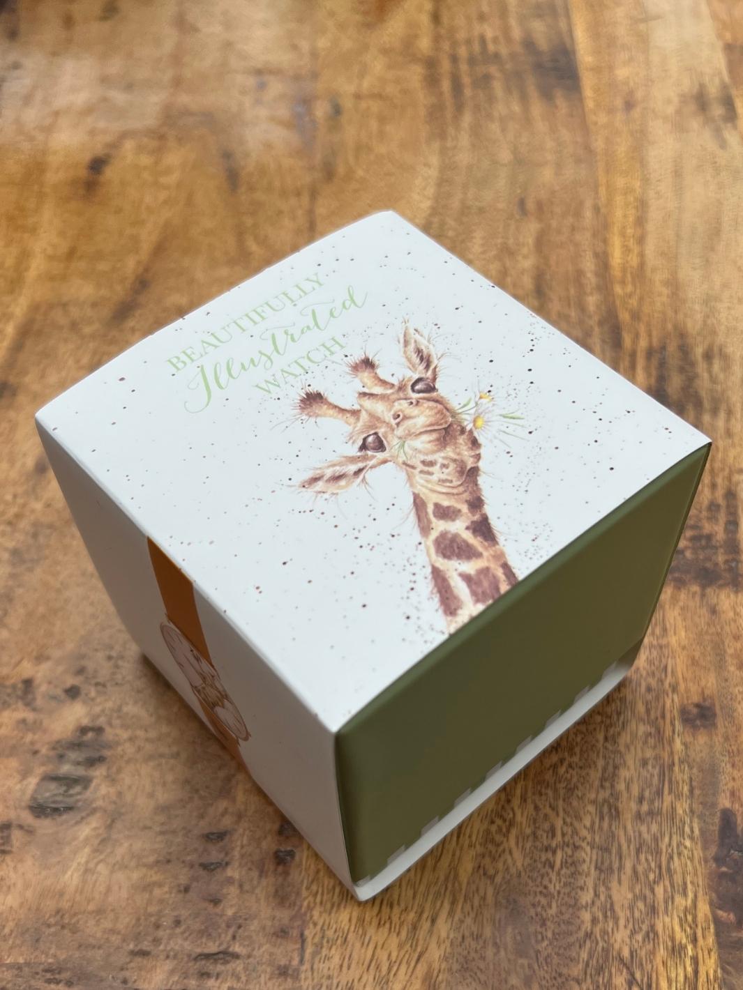 Wrendale Designs Giraffen Armbanduhr in Geschenkverpackung