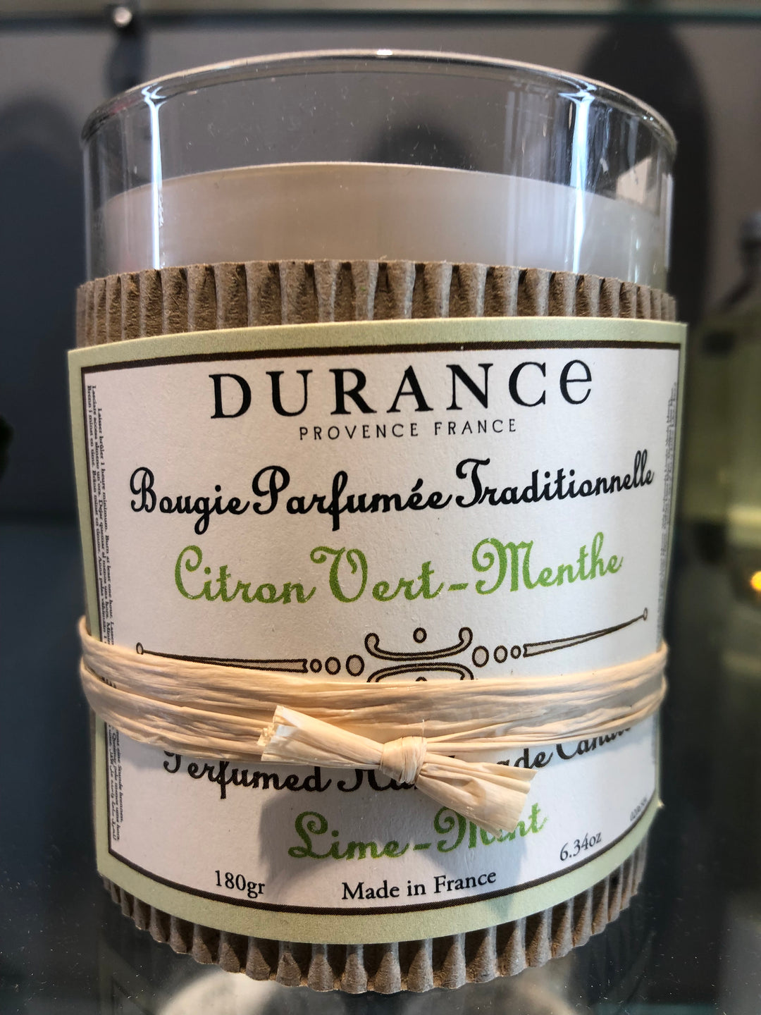 Duftkerze Citron Vert-Menthe - Lime Mint von Durance