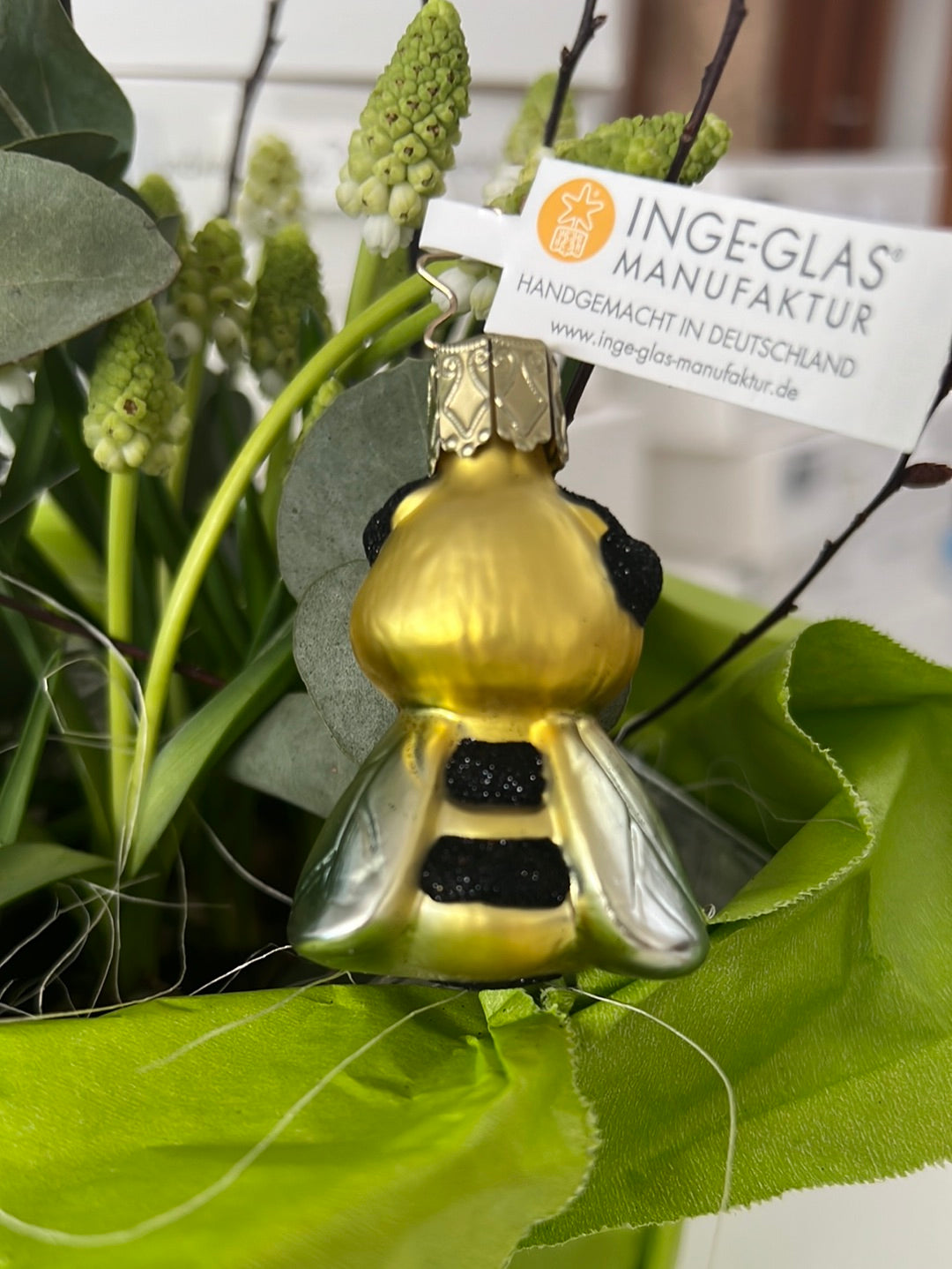 Rückseite Bienenanhänger von Inge Glas 