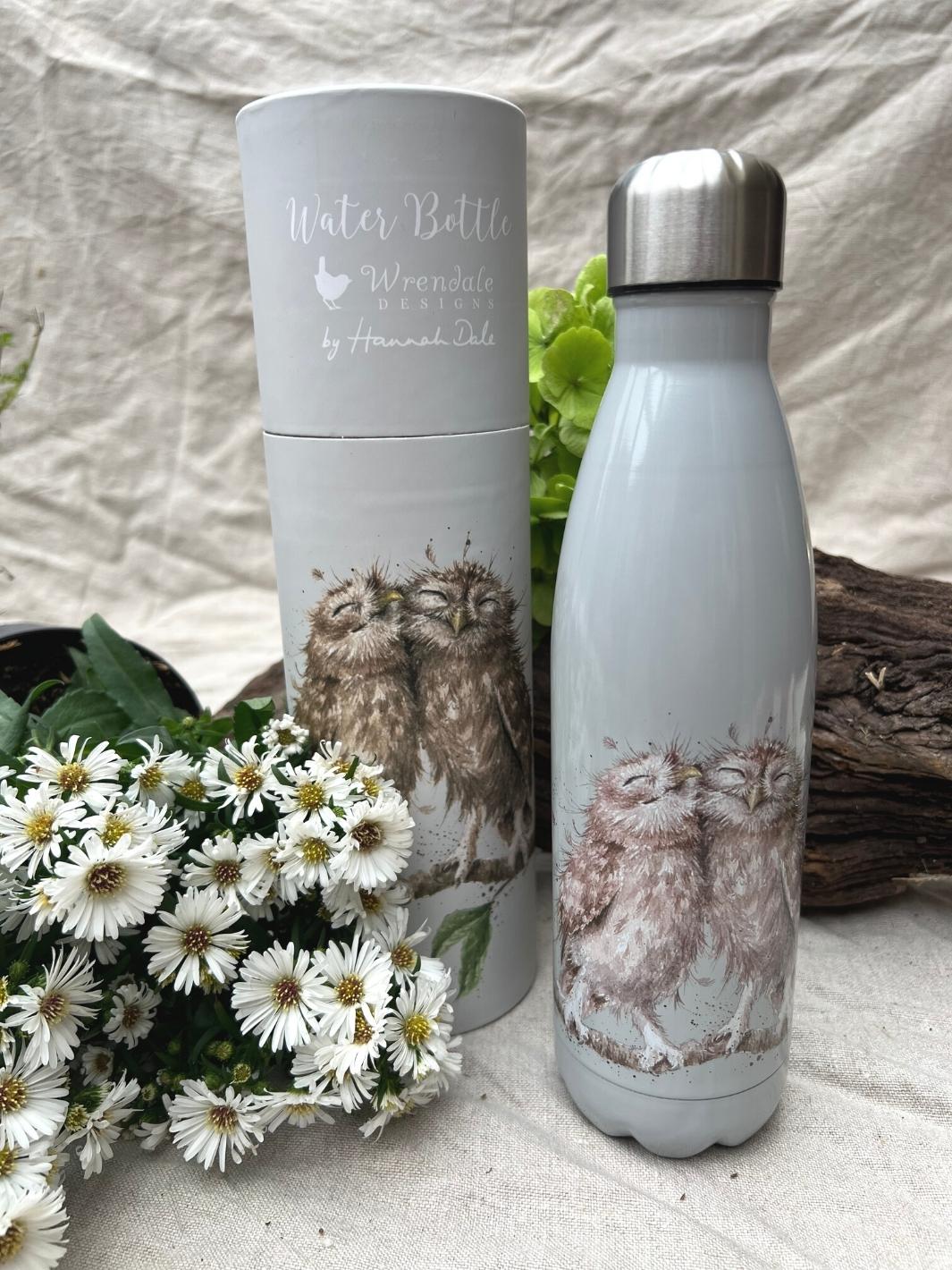 Thermoflasche mit Eulen von Wrendale Design für Getränke