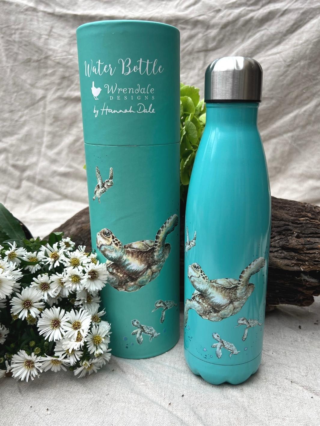 Thermoflasche mit Schildkröten von Wrendale Designs für Getränke