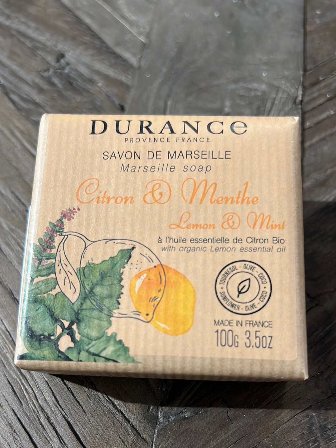 Seife Zitrone & Minze von Durance